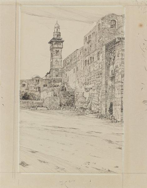 Site of the Antonia Tower, 1886 - 1889 - James Tissot