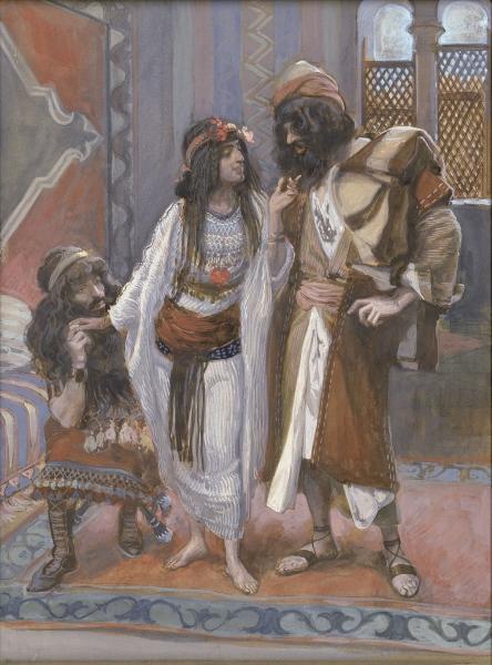 The Harlot of Jericho and the Two Spies, c.1896 - c.1902 - James Tissot