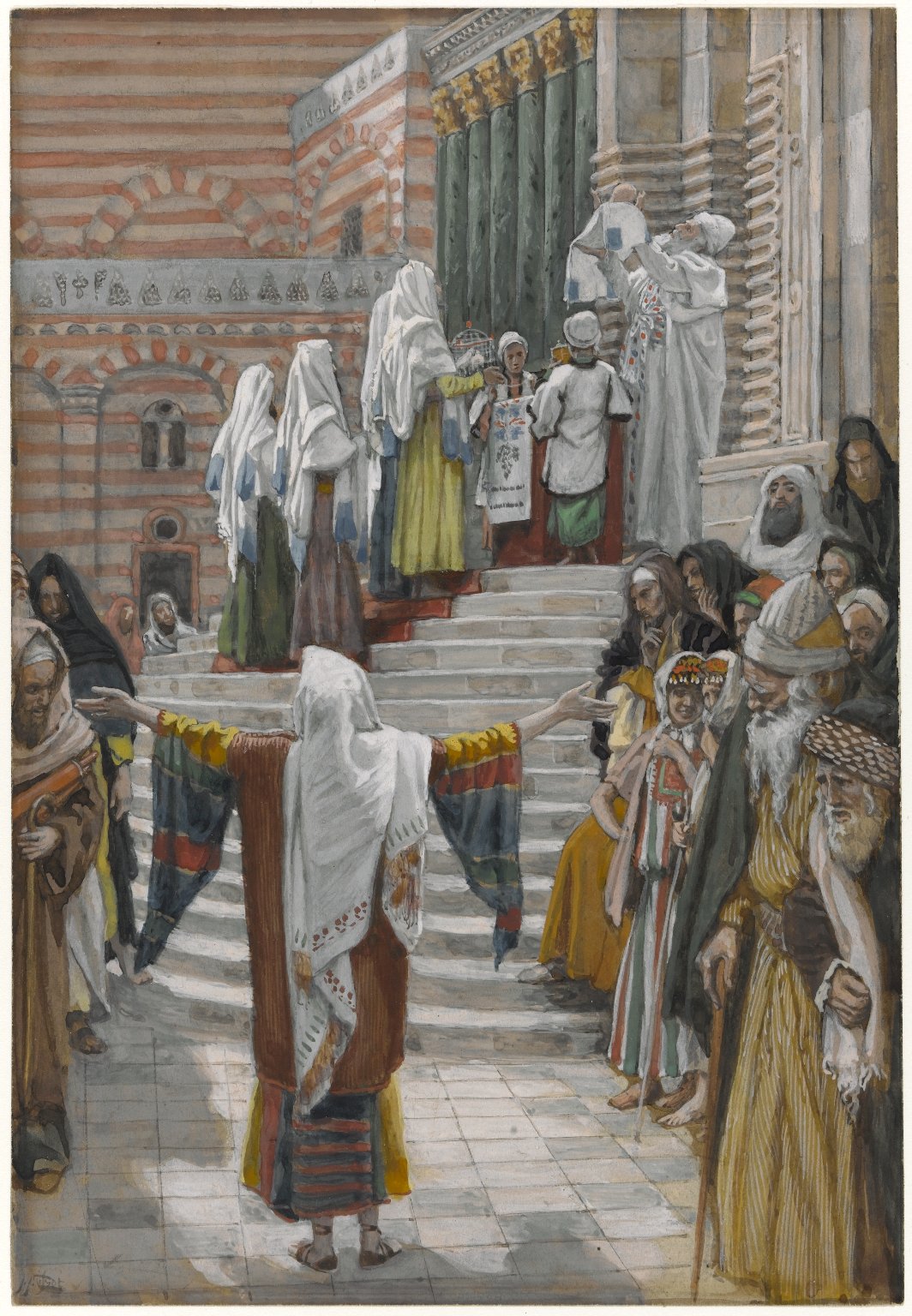 The Presentation Of Jesus In The Temple James Tissot Wikiart Org