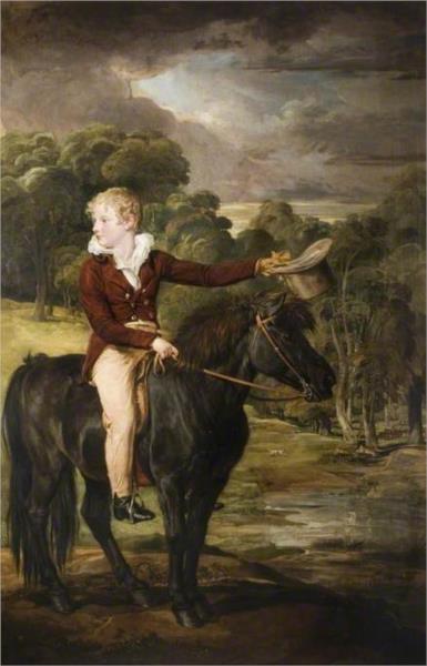 Lord Stanhope, Riding a Pony, 1815 - James Ward