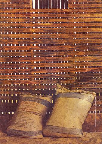 Corn Crib, 1964 - Jamie Wyeth