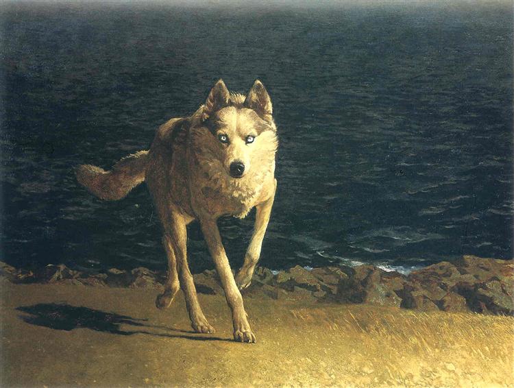 Wolf Dog, 1976 - Jamie Wyeth