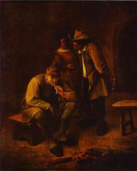 Smoker, c.1650 - Ян Стен