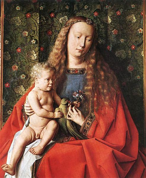 The Madonna of Canon van der Paele (detail), 1436 - 揚‧范艾克