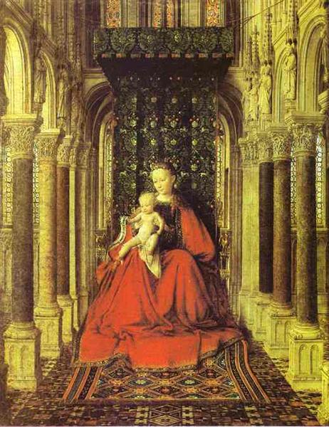 The Virgin and Child in a Church, 1437 - Jan van Eyck - WikiArt.org