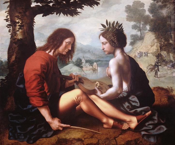 Allegorical Scene, 1550 - Ян ван Хемессен
