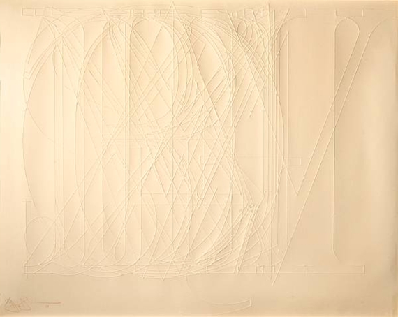 Alphabet, 1969 - Jasper Johns