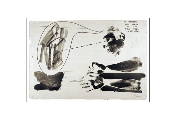 Cartoon for Tanya, 1972 - Jasper Johns