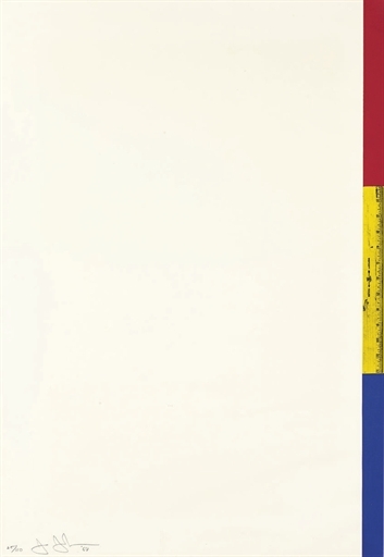 Untitled (Ruler) (ULAE 56) - Jasper Johns