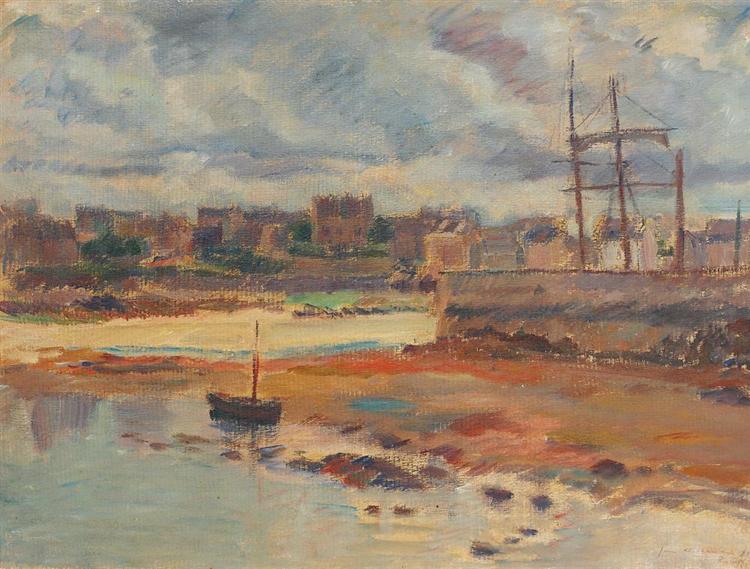Portul Roscoff, 1928 - Жан Александр Стериади