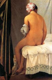 A Banhista de Valpinçon - Jean-Auguste Dominique Ingres