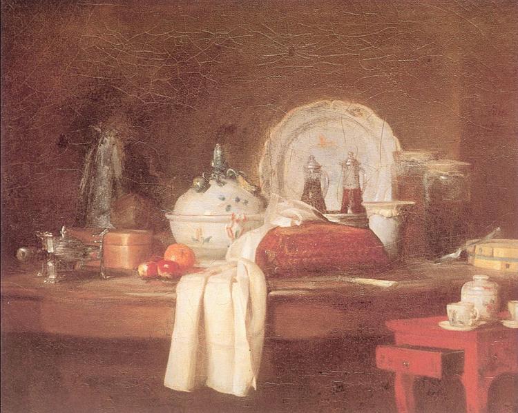 The Butler s Table, 1756 - Jean-Baptiste-Simeon Chardin