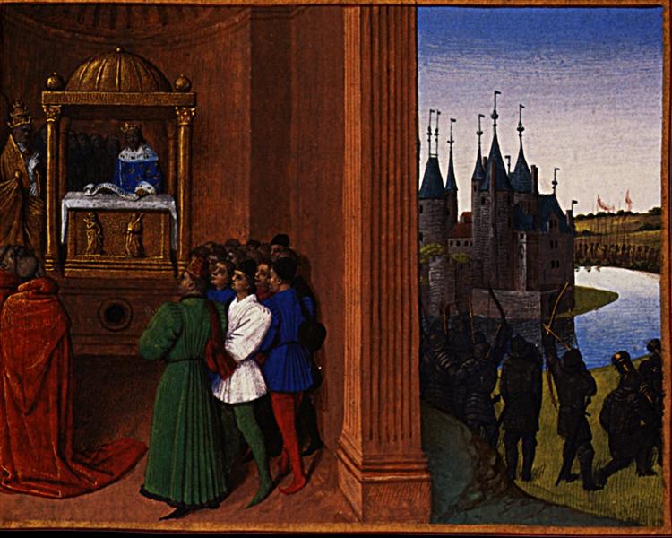 Robert the Pious Files an Antiphon, 1455 - 1460 - Жан Фуке