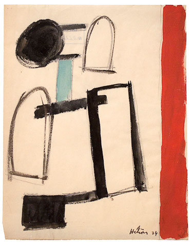 Untitled (Hélion 34), 1934 - Жан Эльон
