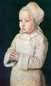 Portrait of Suzanne of Bourbon - Жан Эй (Муленский мастер)