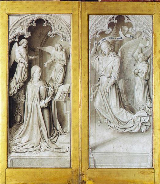 The Annunciation, c.1494 - Жан Эй (Муленский мастер)