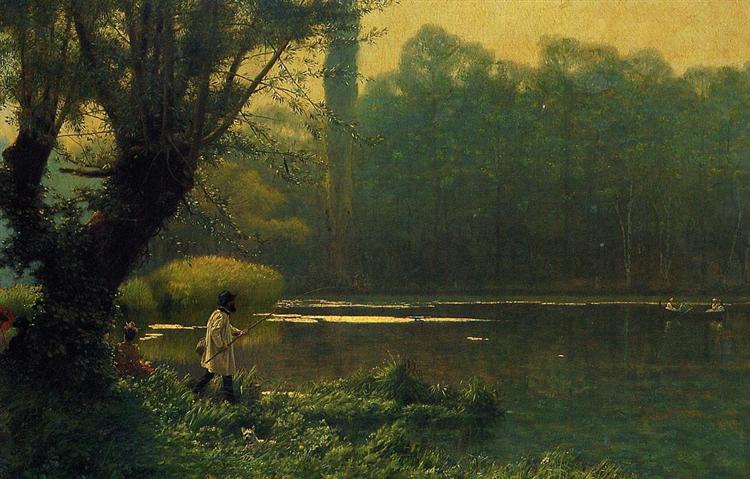 Summer Afternoon on a Lake, c.1895 - Jean-Leon Gerome