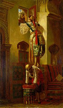 The Tryst - Jean-Leon Gerome