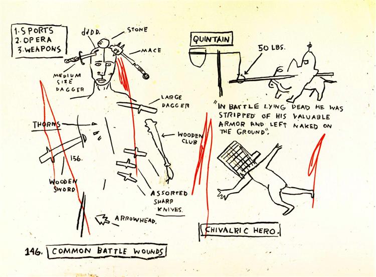 Mace, 1983 - Jean-Michel Basquiat