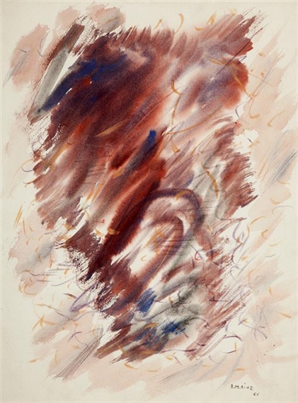 Composition abstraite, 1966 - Jean Rene Bazaine
