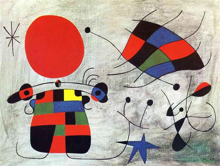 El somriure de les ales flamejants, 1953 - Joan Miró