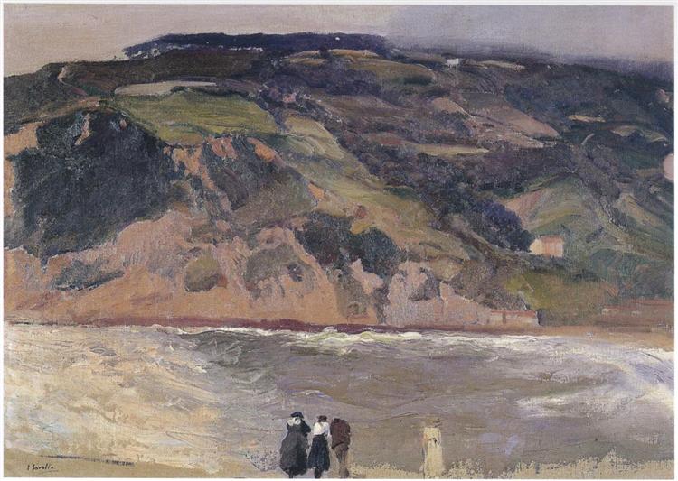 The Breakwater at San Sebastian, 1917 - Joaquín Sorolla y Bastida