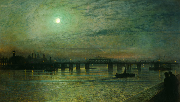 Battersea Bridge, 1885 - Джон Эткинсон Гримшоу