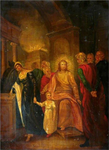 Justice (Christ and the Elders in the Temple), 1837 - Джон Брэдли