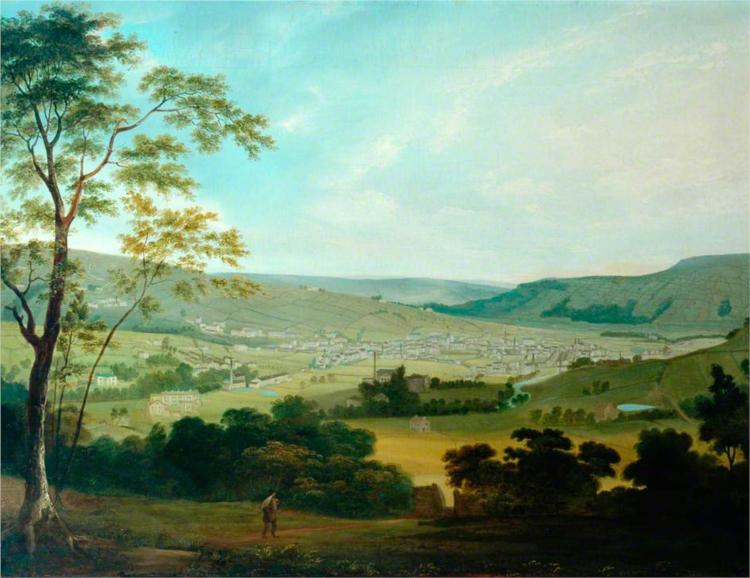 View of Keighley, 1839 - Джон Брэдли