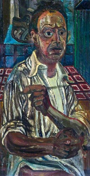 Self Portrait with Sandals, 1958 - Джон Бретбі