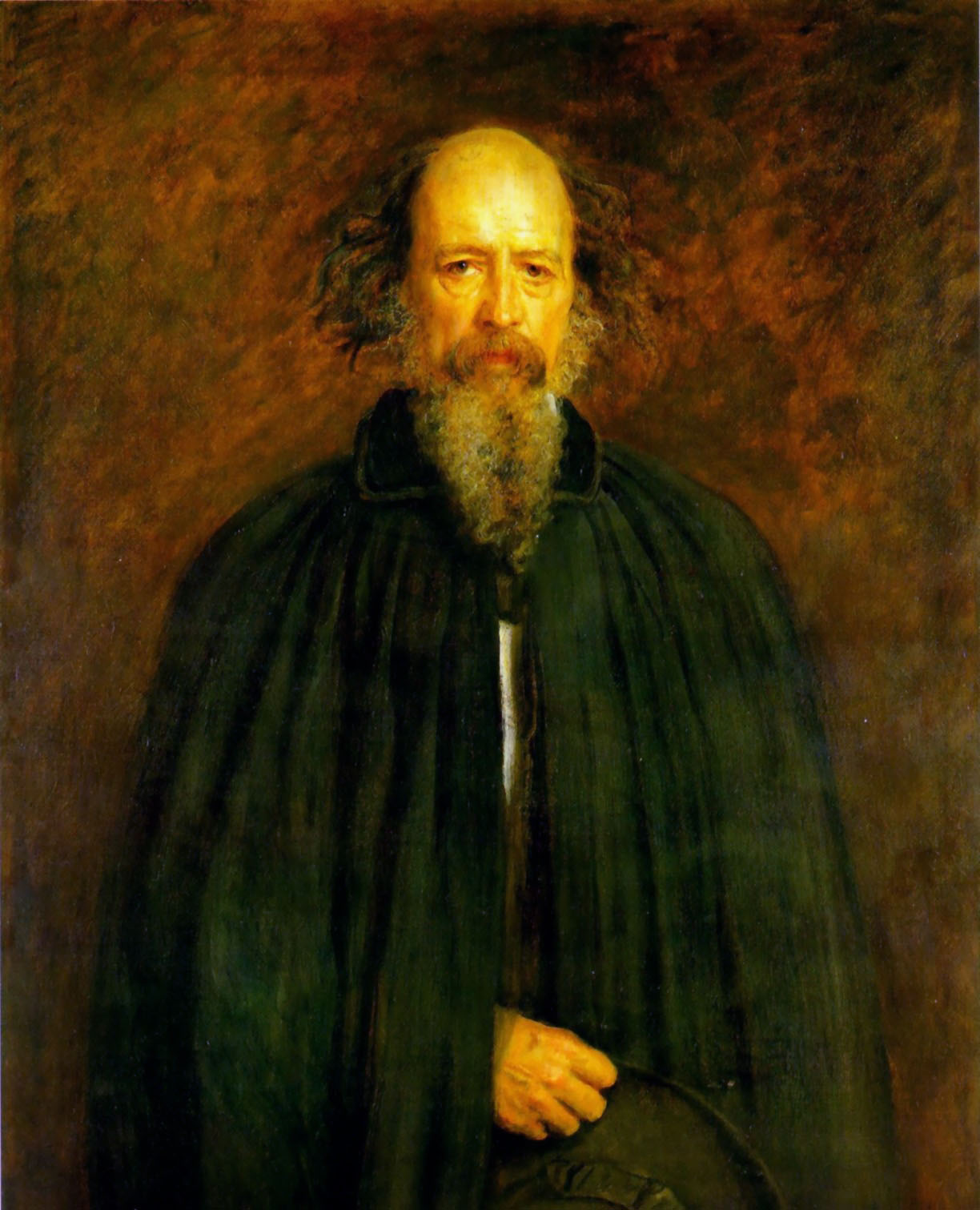 Portrait of Lord Alfred Tennyson - John Everett Millais - WikiArt.org