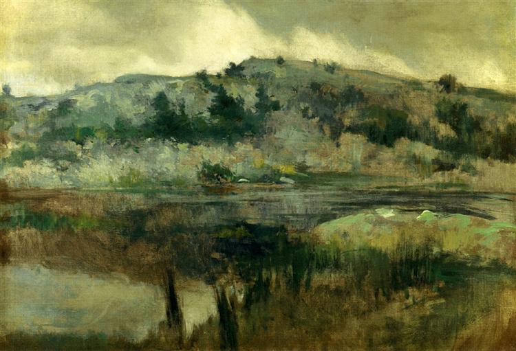 Paradise Rocks, Newport, 1889 - Джон Генри Твахтман (Tуоктмен)