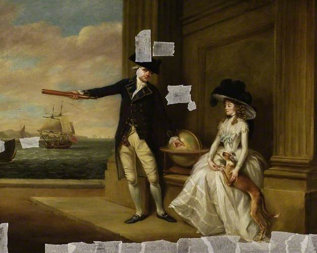 Captain and Mrs Hardcastle, 1785 - John Russell