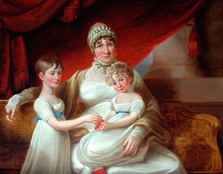 Mary Phoebe Spencer Nelson Taylor and Daughters (1776–1847) - John Russell