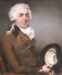 Portrait of George de Ligne Gregory - John Russell