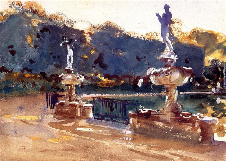 Boboli Gardens, c.1907 - Джон Сингер Сарджент