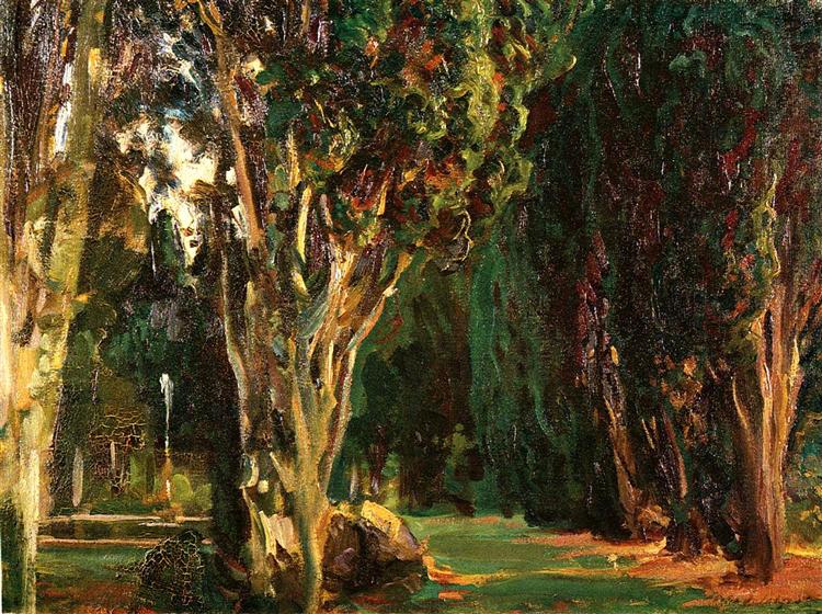 Falconieri Gardens, Frascati, 1907 - John Singer Sargent
