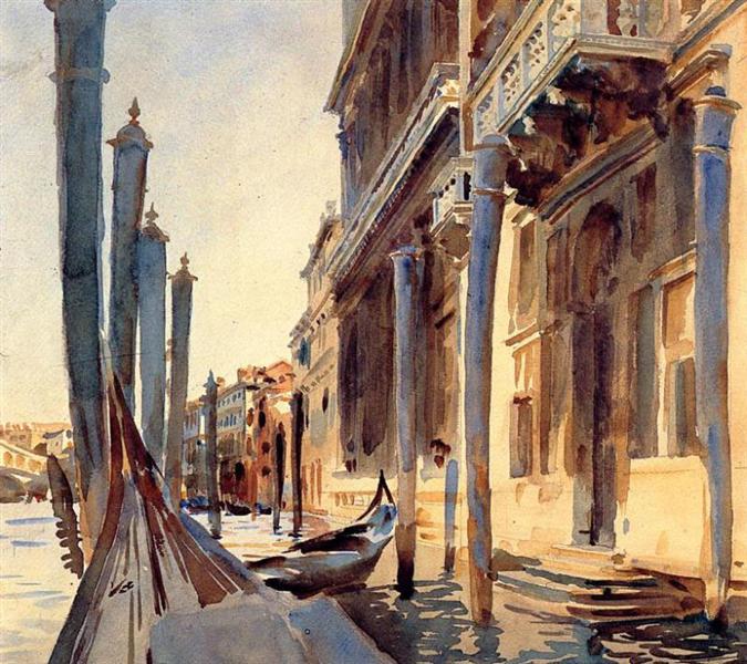 Grand Canal, Venice, 1907 - Джон Сингер Сарджент