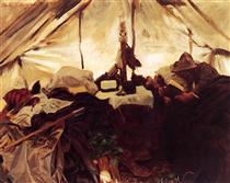 Inside a Tent in the Canadian Rockies - 薩金特