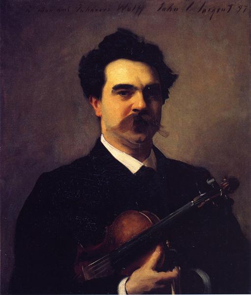 Johannes Wolff, c.1897 - John Singer Sargent