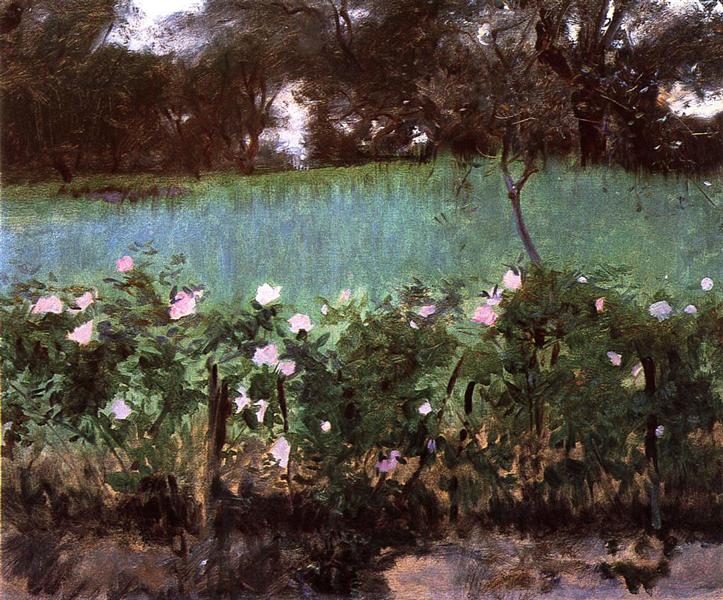 Landscape with Rose Trellis, 1886 - John Singer Sargent