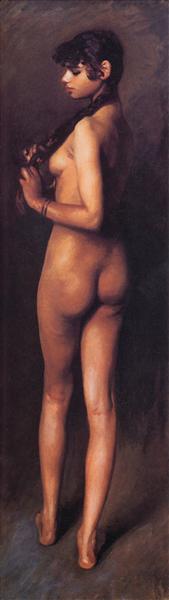 Nude Egyptian Girl, 1891 - Джон Сингер Сарджент