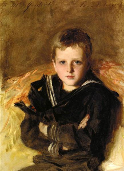 Portrait of Caspar Goodrich, 1887 - 薩金特
