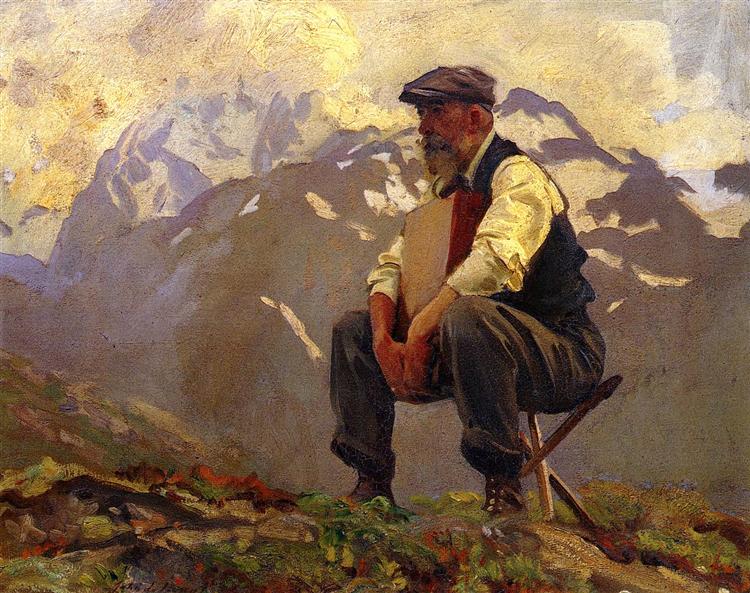 Reconnoitering, c.1911 - John Singer Sargent