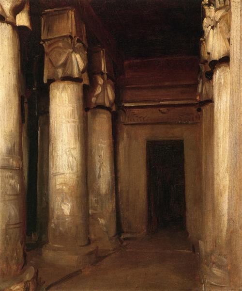 Temple of Denderah, 1891 - Джон Сінгер Сарджент