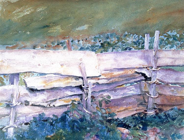 The Fence, 1914 - John Singer Sargent