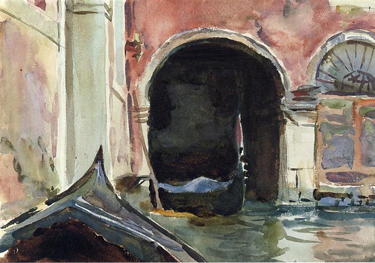 Venetian Canal - Джон Сингер Сарджент