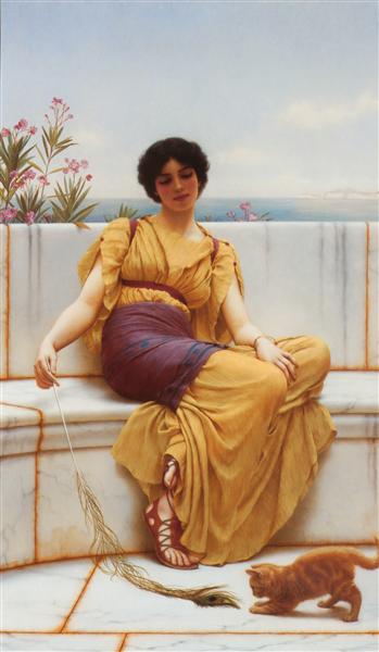 Idleness, 1900 - Джон Вільям Годвард