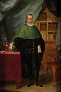 Retrato de un letrado eclesiástico - Jose Campeche