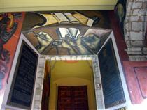 Entrance of Colegio de San Ildefonso - Jose Clemente Orozco